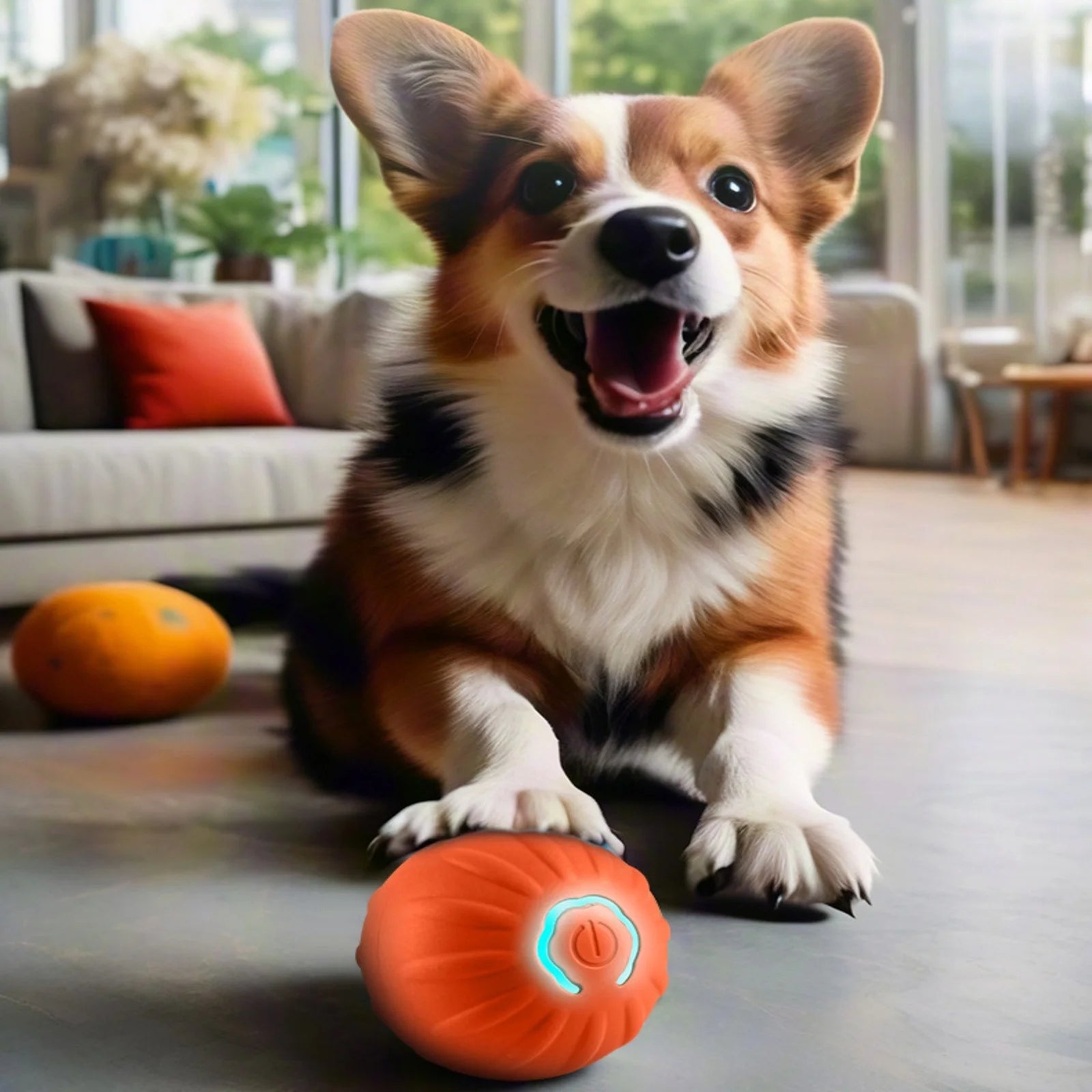 BounceBuddy™ – Smart Interactive Dog Ball