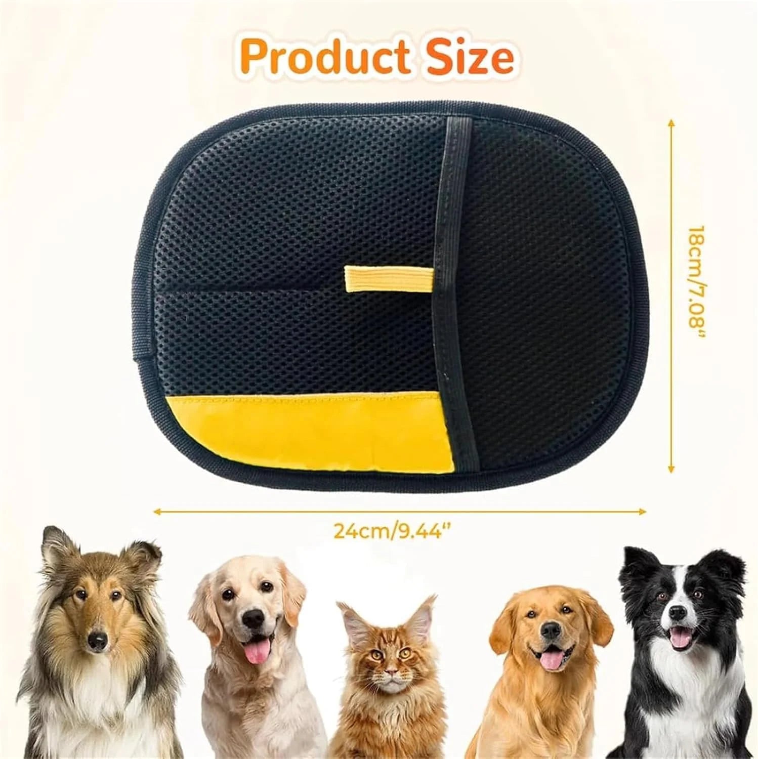 PurrfectGlove™ – Reusable Electrostatic Pet Hair Remover for Cats & Dogs